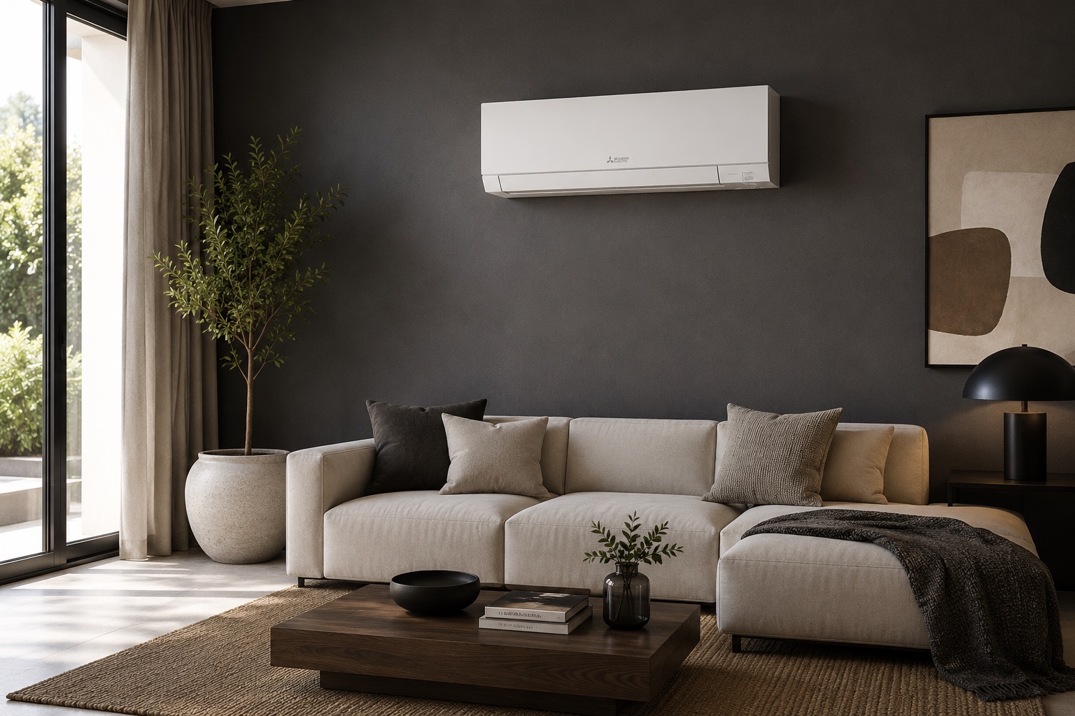Climatisation réversible split pour rafraîchir et chauffer en appoint